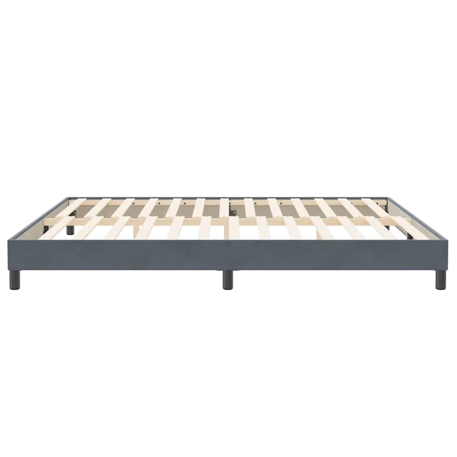 Sommier à lattes de lit sans matelas gris foncé 200x210cm - 6