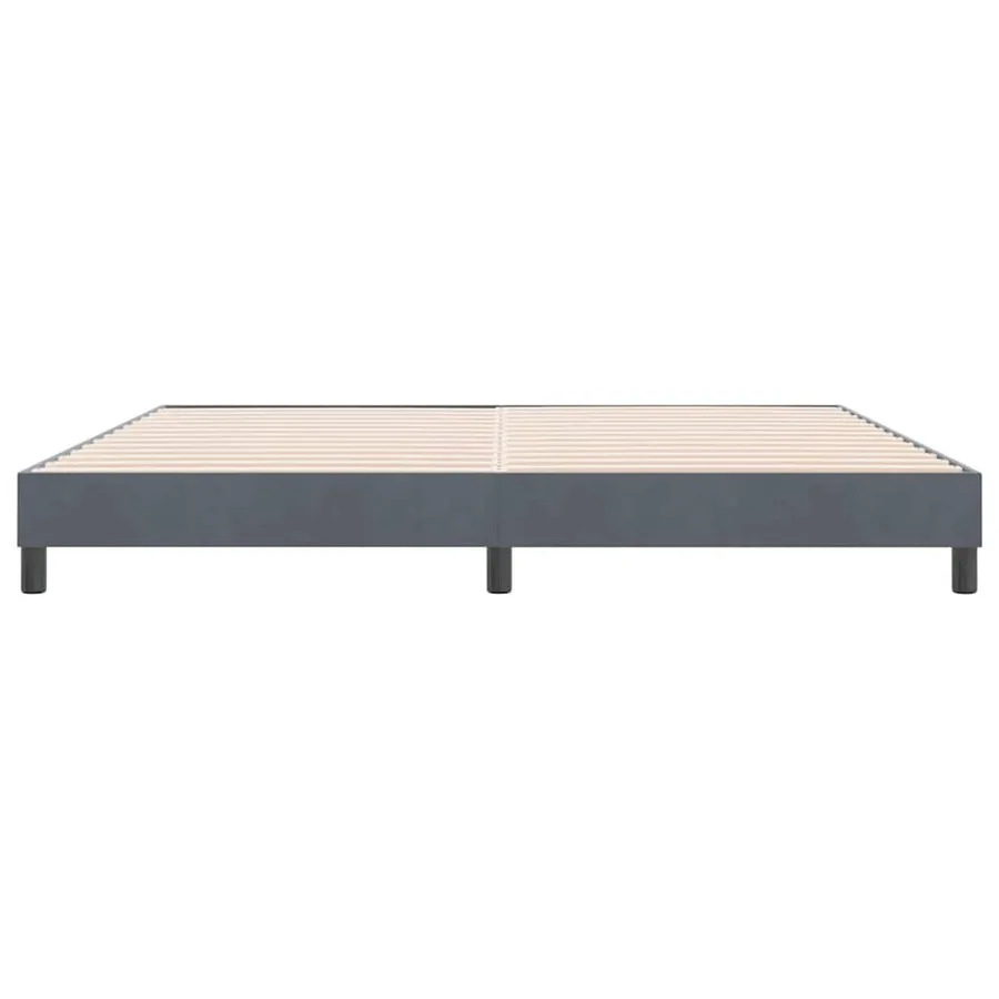 Sommier à lattes de lit sans matelas 180x210 cm velours - 5