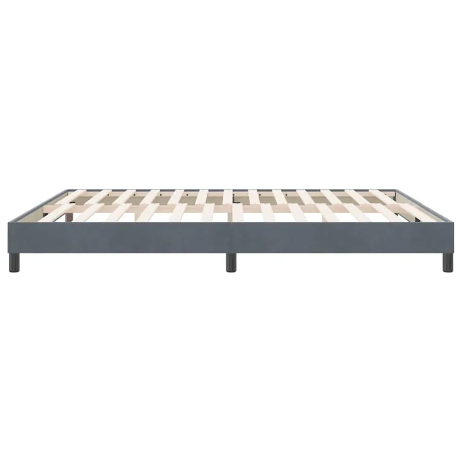 Sommier à lattes de lit sans matelas 180x210 cm velours - 6