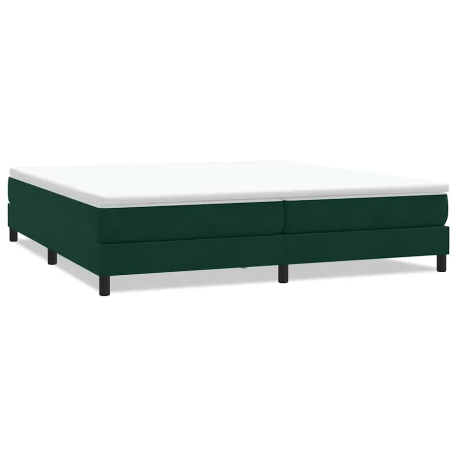 Sommier à lattes de lit sans matelas vert foncé 200x210cm - 2