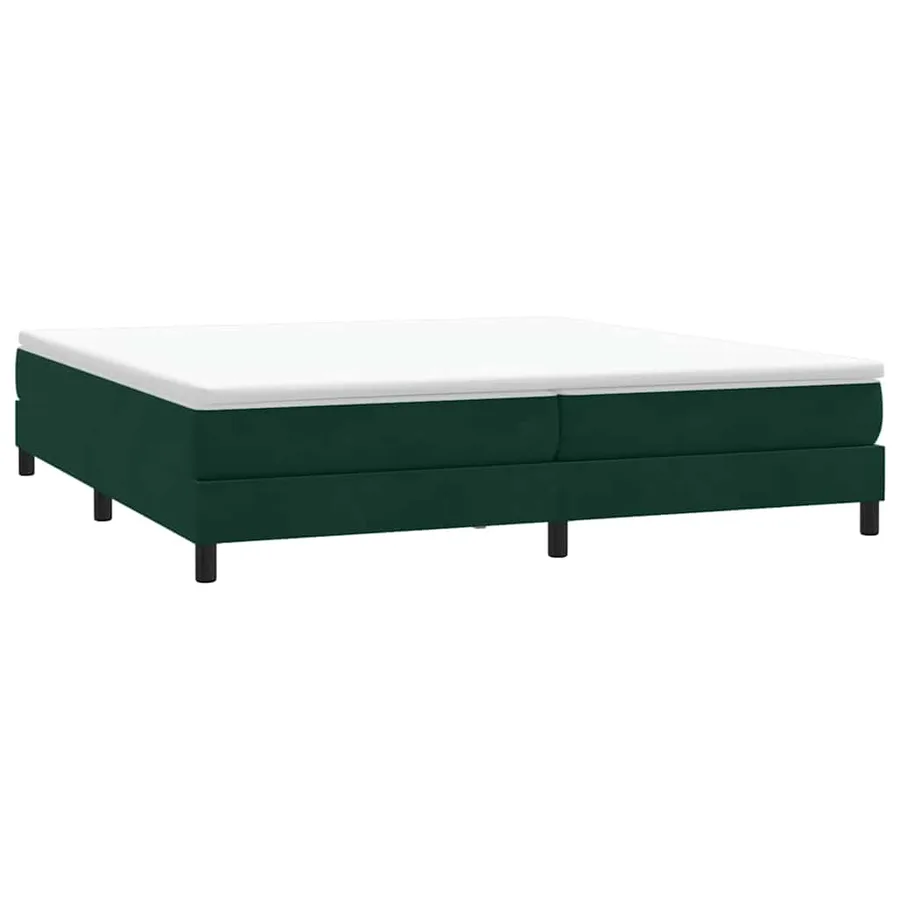Sommier à lattes de lit sans matelas vert foncé 200x210cm - 3