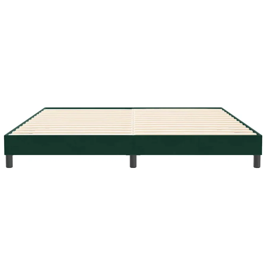 Sommier à lattes de lit sans matelas vert foncé 200x210cm - 5