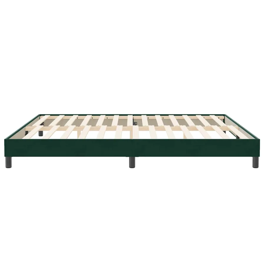 Sommier à lattes de lit sans matelas vert foncé 200x210cm - 6