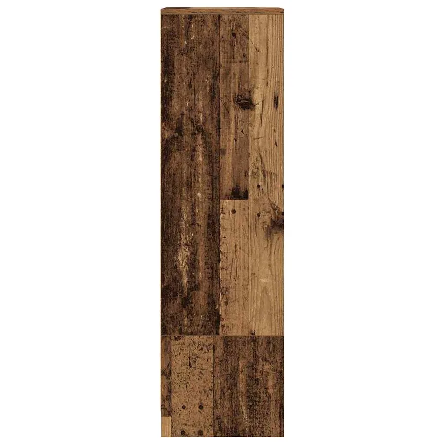 Buffet haut 29,5x34x119,5 cm vieux bois bois d'ingénierie - 7