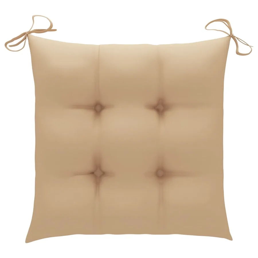 Ensemble à manger d'extérieur pliable 5pcs avec coussins Bambou - 18