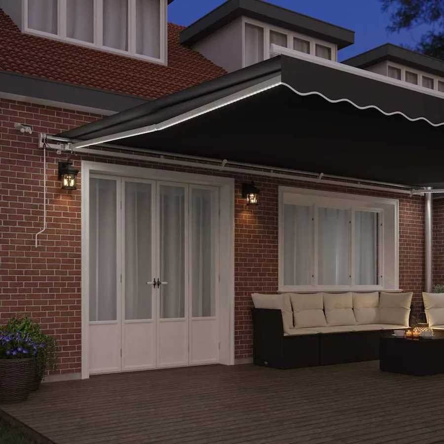 Awning Frame White 600 x 350 cm Aluminium - 3