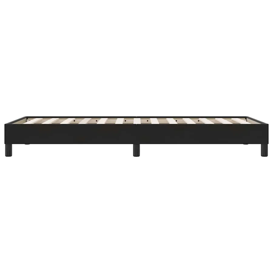 Cadre de lit sans matelas noir 80x220 cm velours - 6