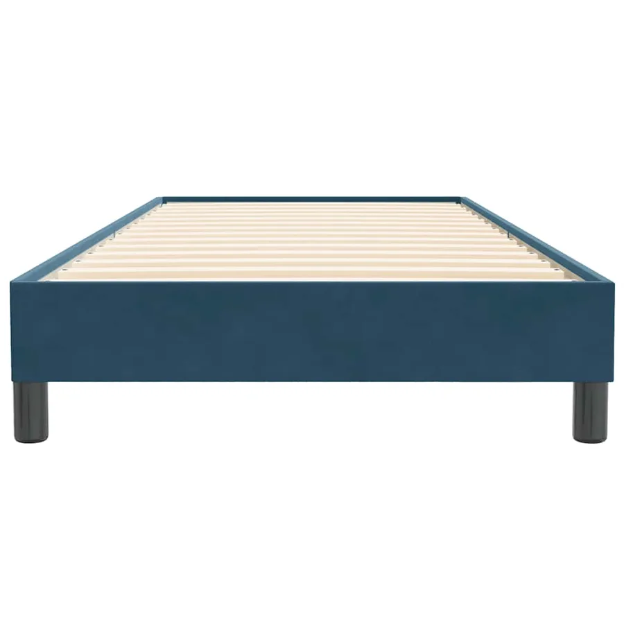 Sommier à lattes de lit sans matelas bleu foncé 90x220 cm - 5