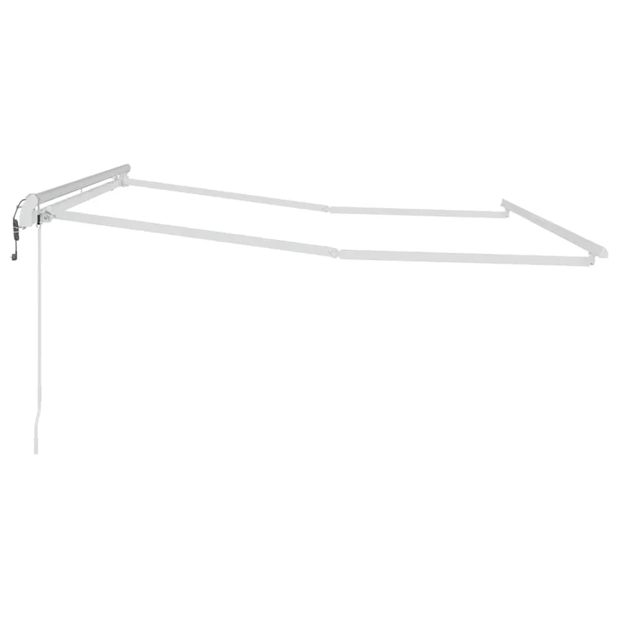 Cadre d'auvent Blanc 300 x 250 cm Aluminium - 5