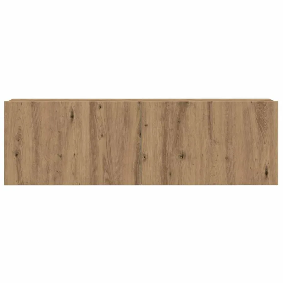Ensemble de meuble TV mural 8 pcs chêne artisanal - 5