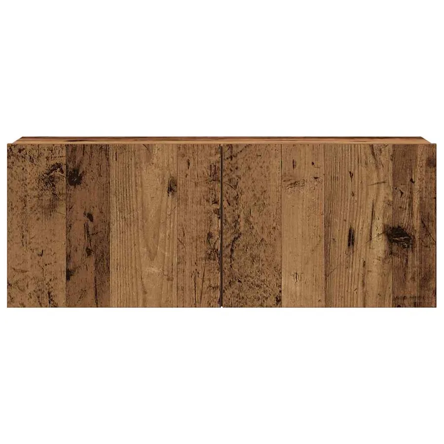 Ensemble de meuble TV mural 8 pcs vieux bois bois d'ingénierie - 7