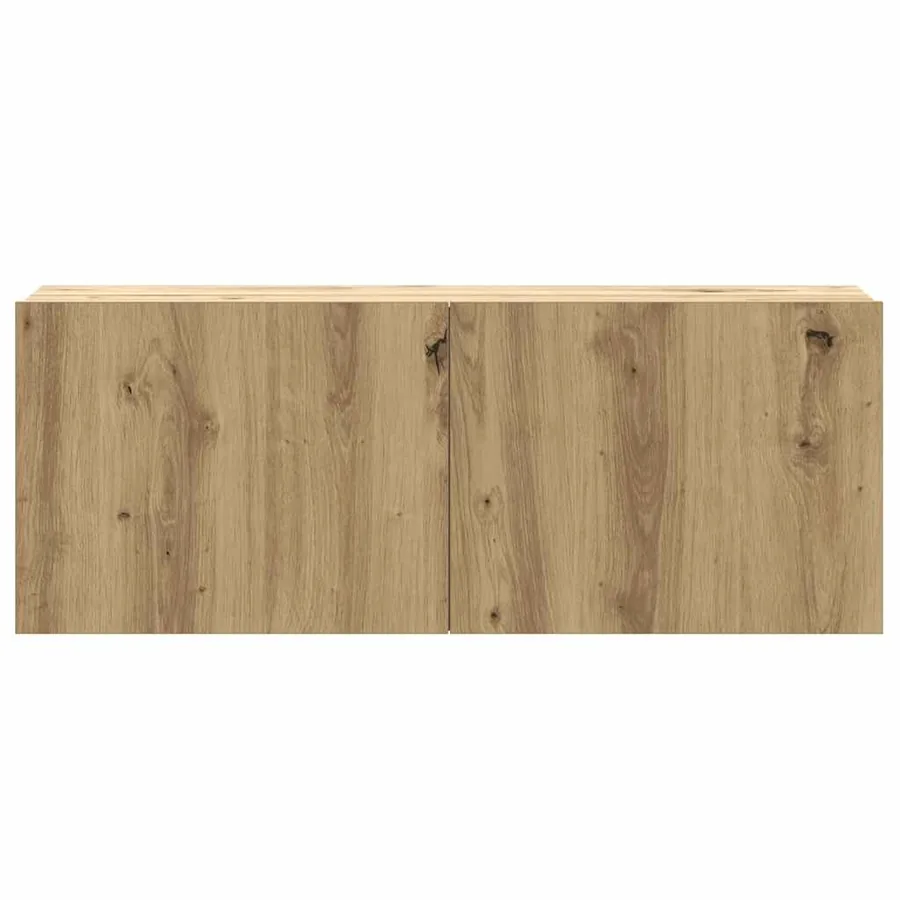 Ensemble de meuble TV mural 8 pcs chêne artisanal - 5