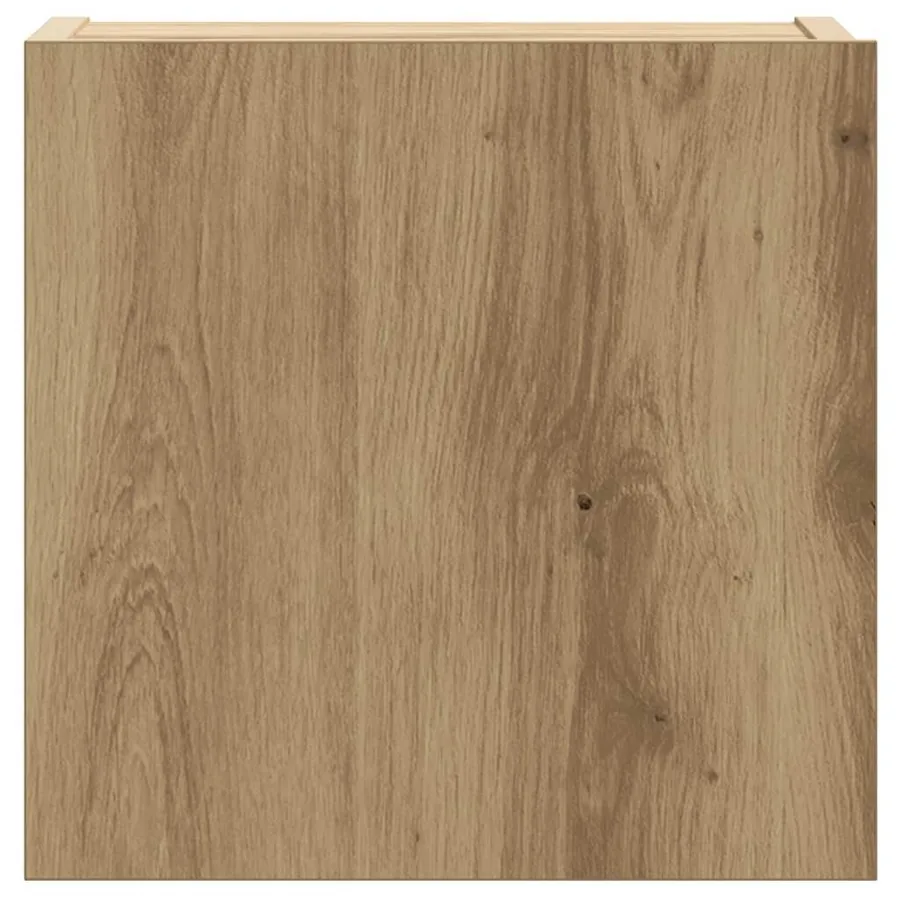 Ensemble de meuble TV mural 8 pcs chêne artisanal - 9