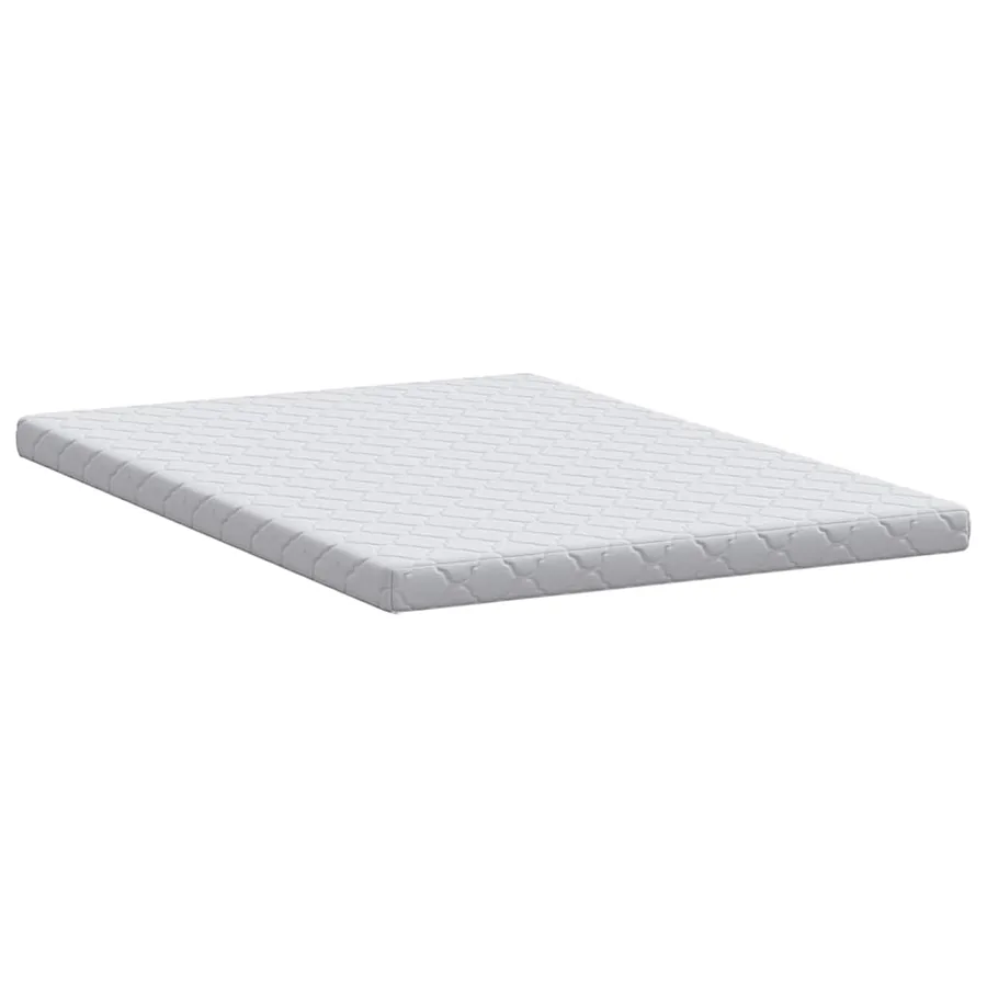 Matelas Blanc 140 x 190 cm Tissu jacquard - 6