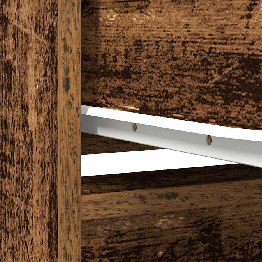 Armoire avec tiroir vieux bois 55,5x34x119,5 cm bois ingénierie - 10