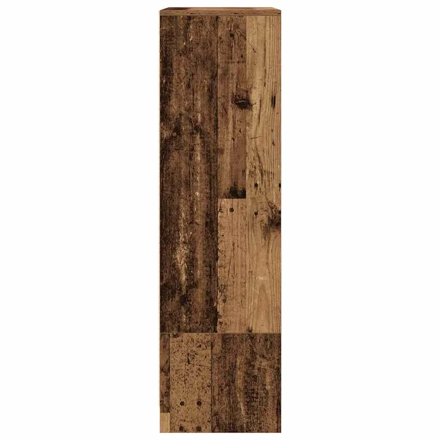 Armoire avec tiroir vieux bois 55,5x34x119,5 cm bois ingénierie - 7