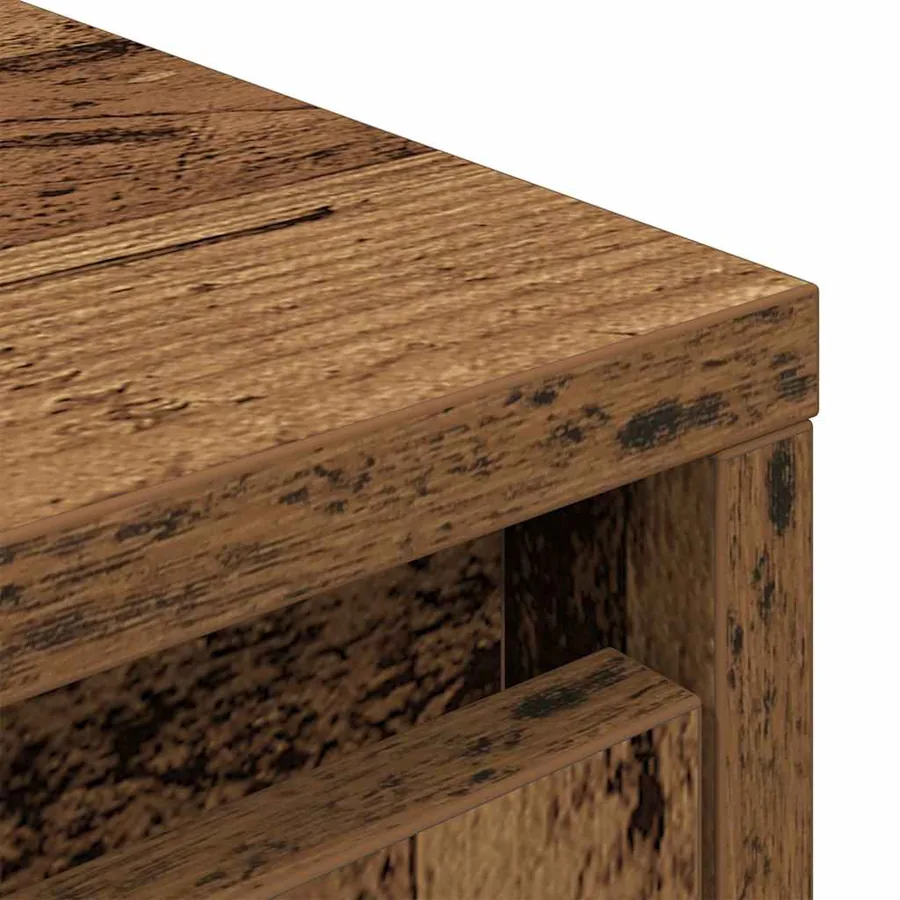 Armoire avec tiroir vieux bois 55,5x34x119,5 cm bois ingénierie - 9