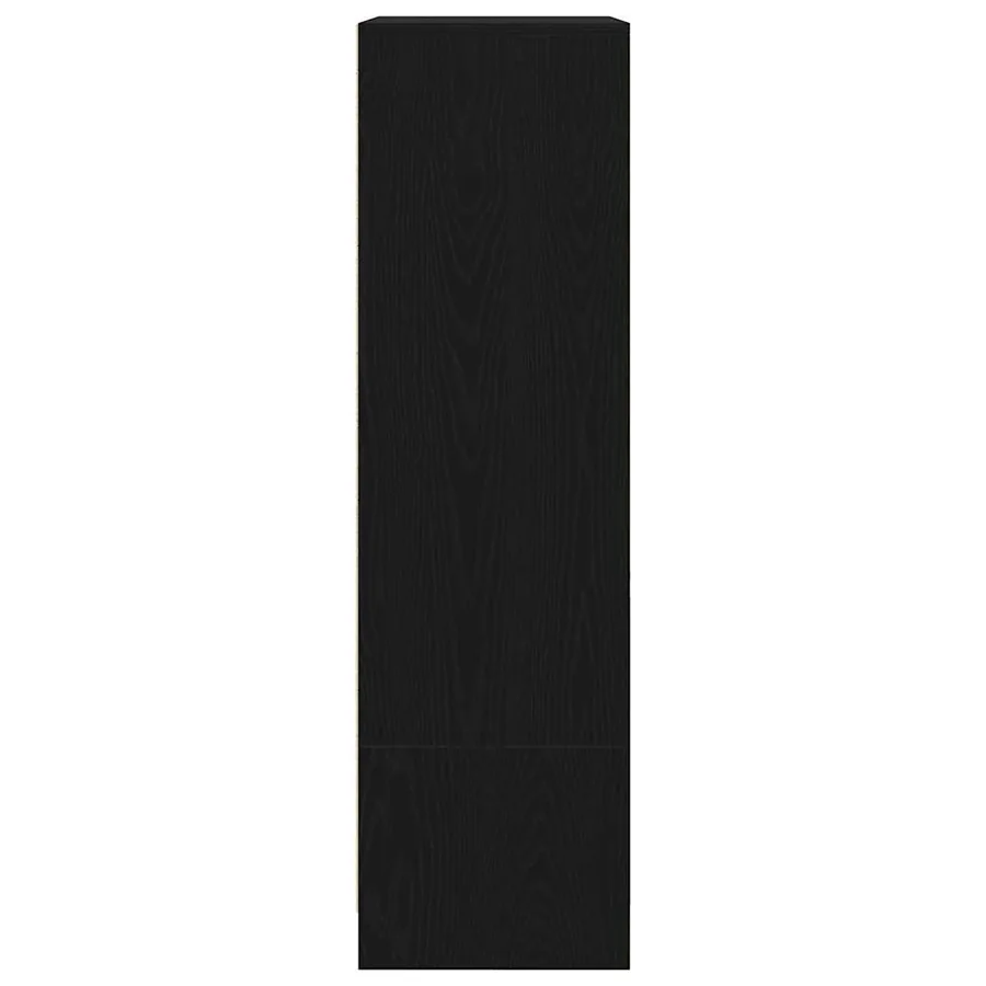 Armoire avec tiroir chêne noir 55,5x34x119,5 cm bois ingénierie - 7