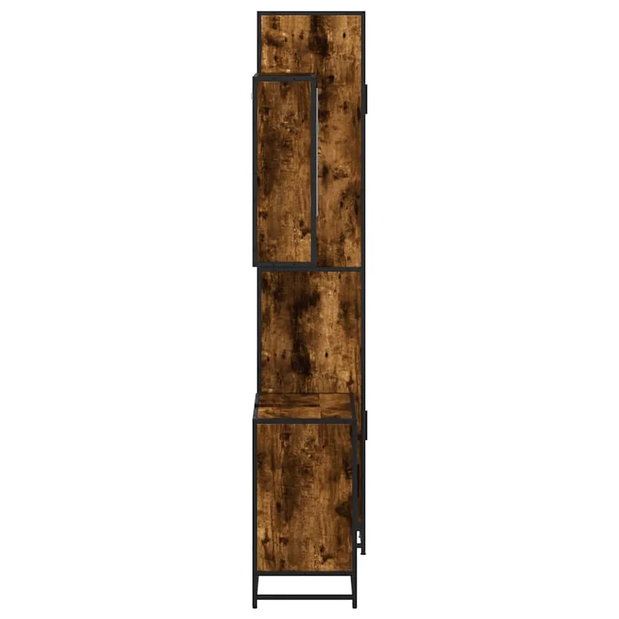 Ensemble de meubles de salle de bain 3 pcs Chêne fumé - 6