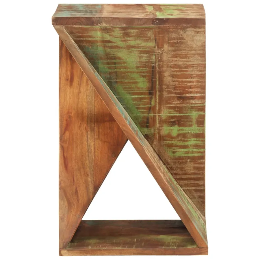 Table d'appoint 35x35x55 cm Bois massif de récupération - 2