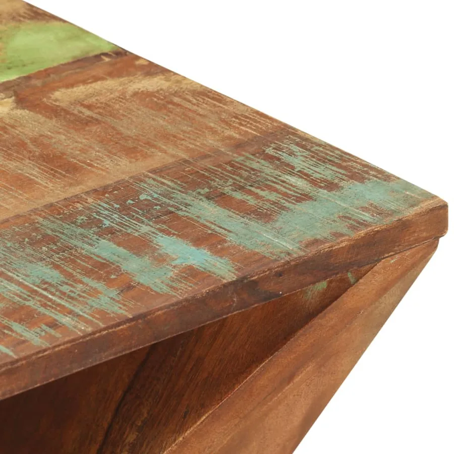 Table d'appoint 35x35x55 cm Bois massif de récupération - 5