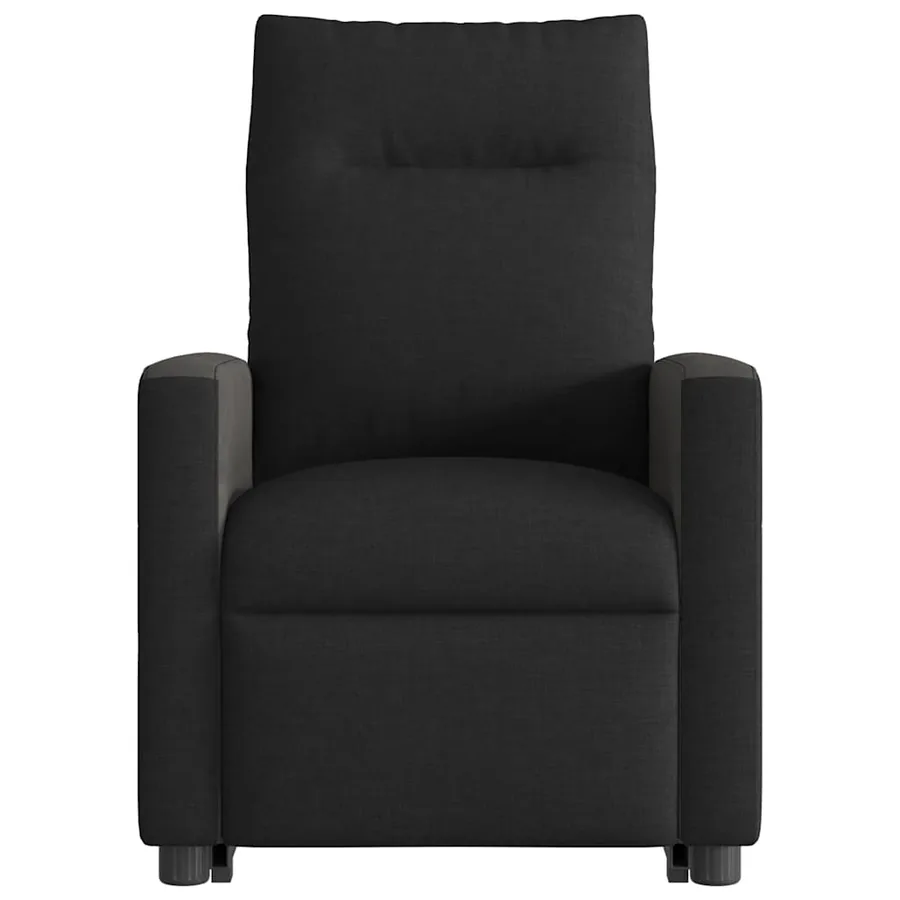 Fauteuil inclinable noir tissu - 5