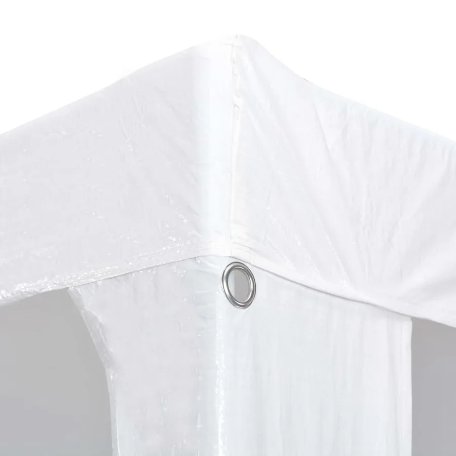 Tente de réception 3x6 m PE Blanc - 4