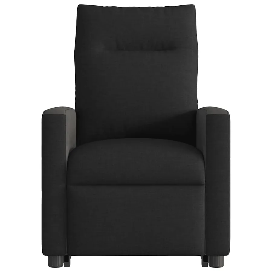 Fauteuil inclinable électrique noir tissu - 5