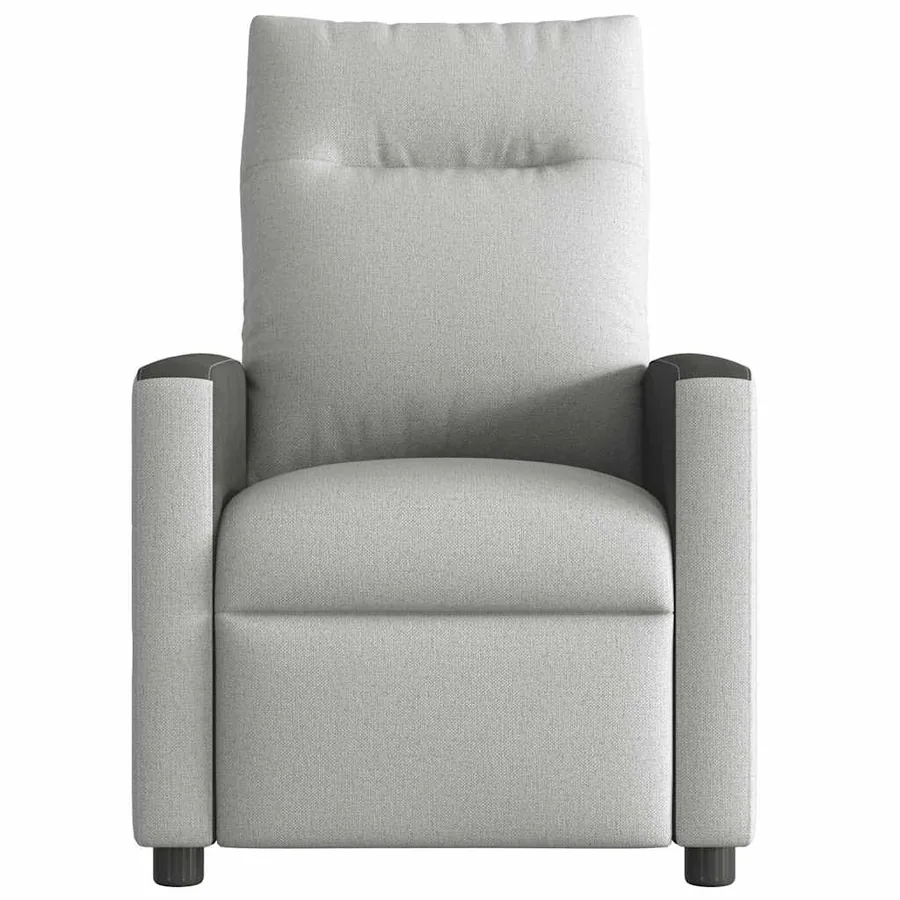 Fauteuil de massage inclinable gris nuage tissu - 3