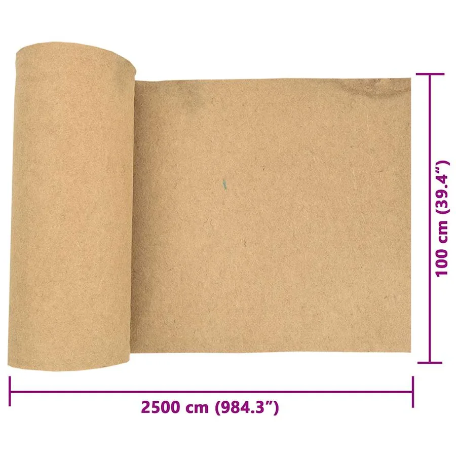 Tapis de chanvre pour rongeurs 1x25 m 5 mm - 10
