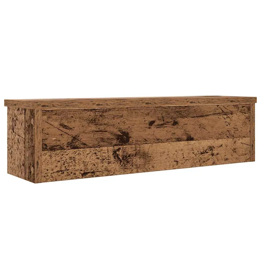 Étagère de cuisine empilable vieux bois 50x15x16 cm - 5