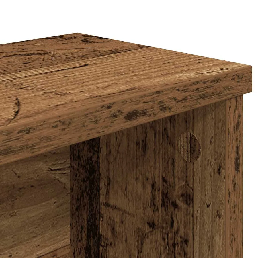 Étagère de cuisine empilable vieux bois 50x15x16 cm - 6
