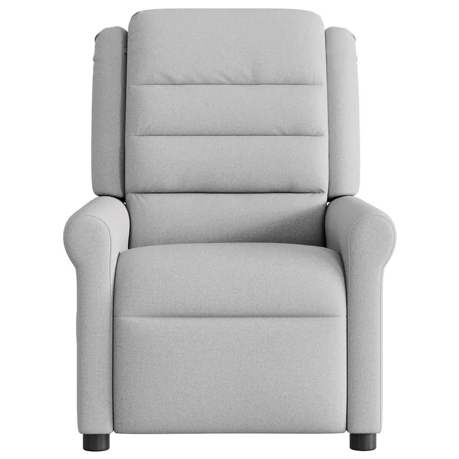 Fauteuil inclinable gris nuage tissu - 3