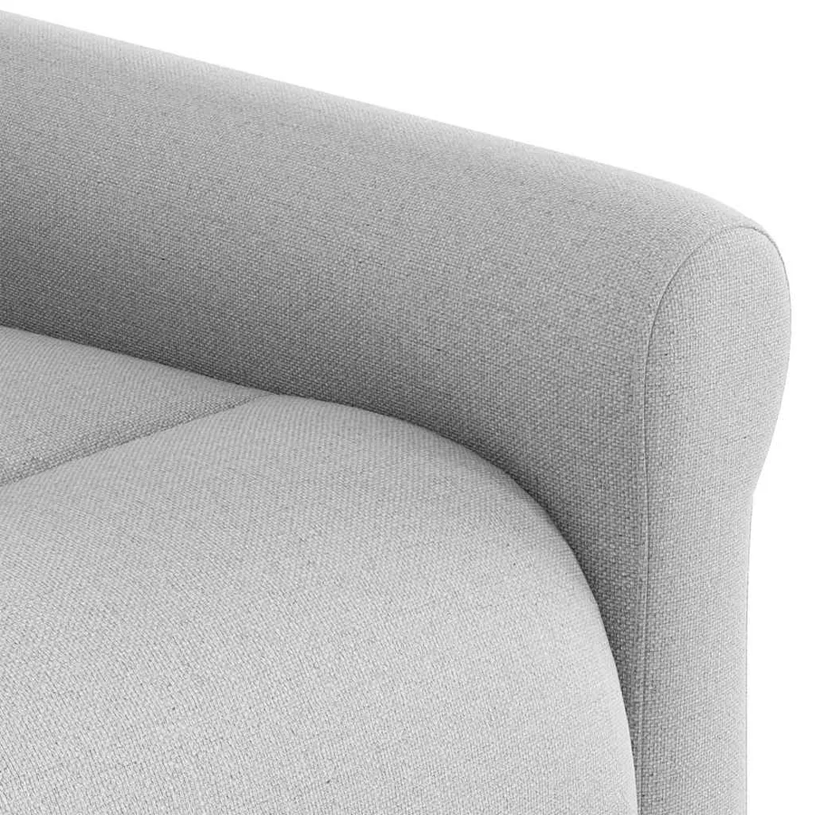 Fauteuil inclinable gris nuage tissu - 8