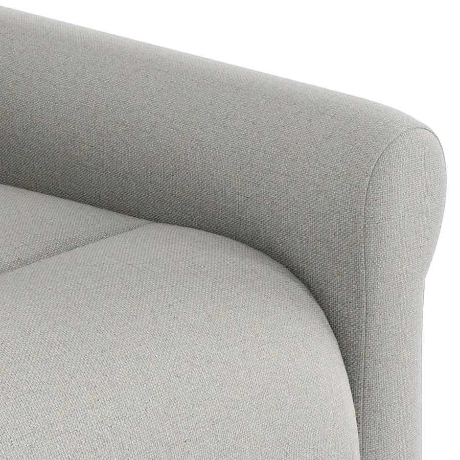 Fauteuil inclinable gris nuage tissu - 12