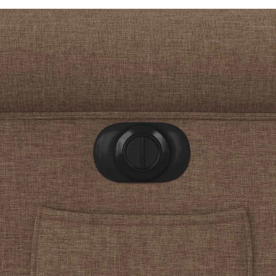 Fauteuil inclinable électrique Marron Tissu - 13