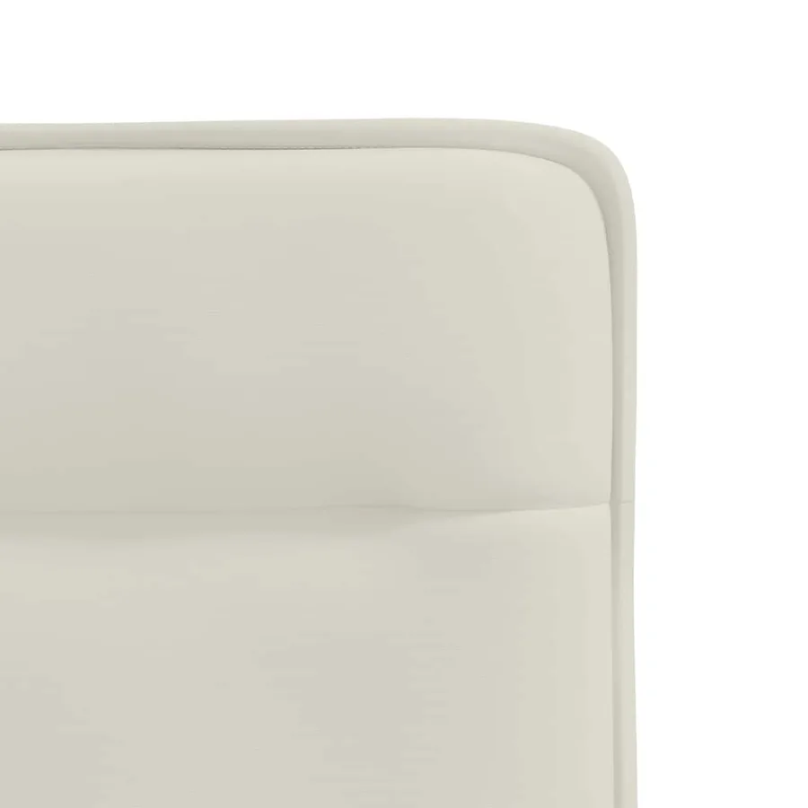 Chaises à manger lot de 6 crème velours - 7