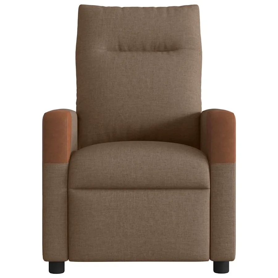 Fauteuil inclinable Marron Tissu - 3