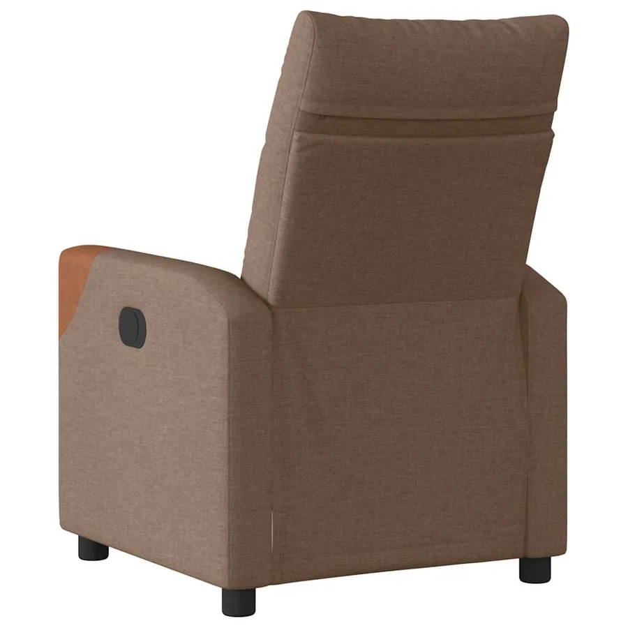 Fauteuil inclinable Marron Tissu - 5