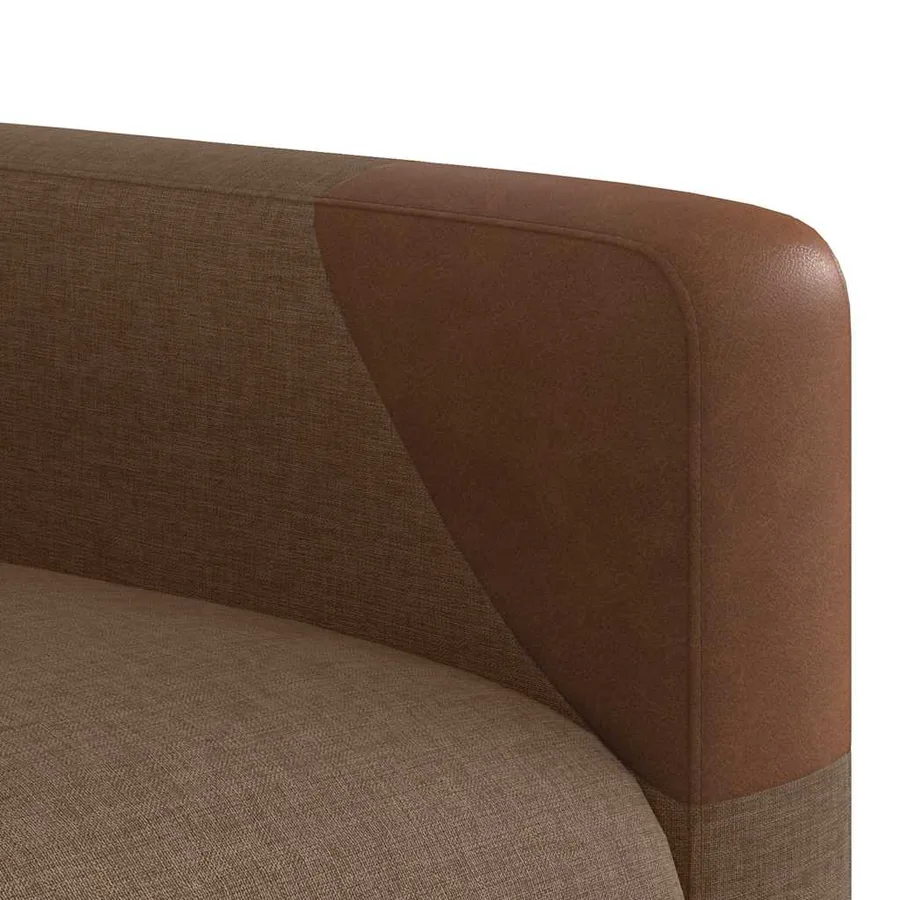 Fauteuil inclinable Marron Tissu - 11