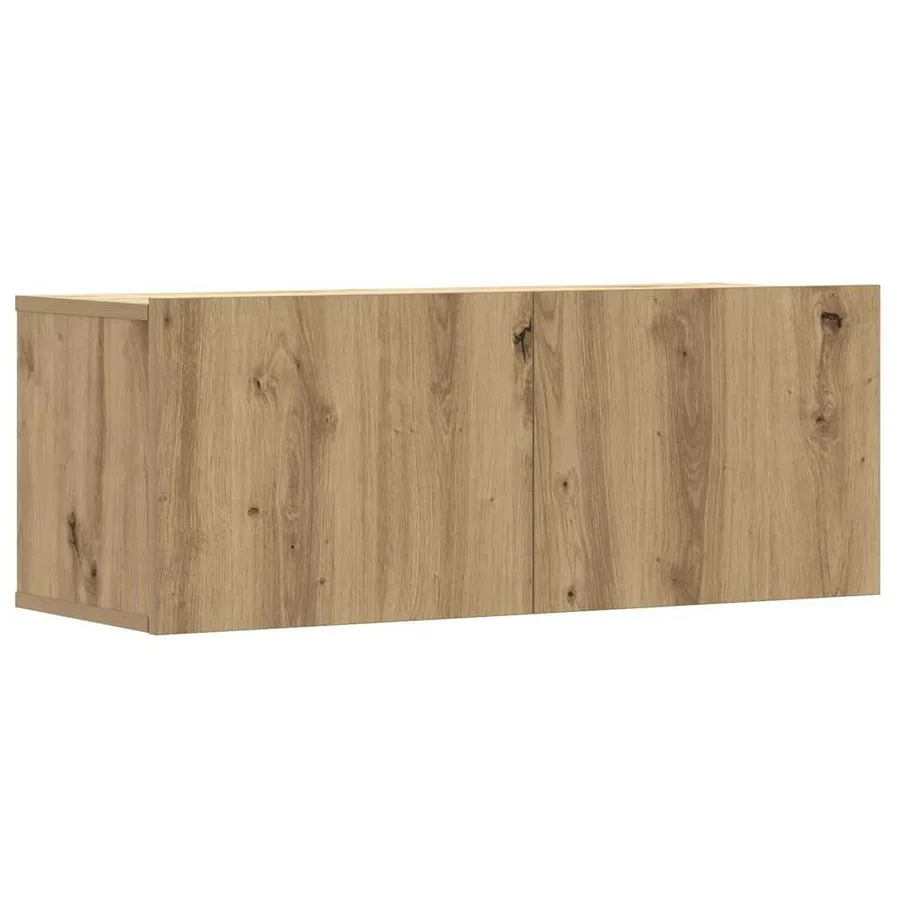Ensemble de meuble TV mural 5 pcs chêne artisanal - 4