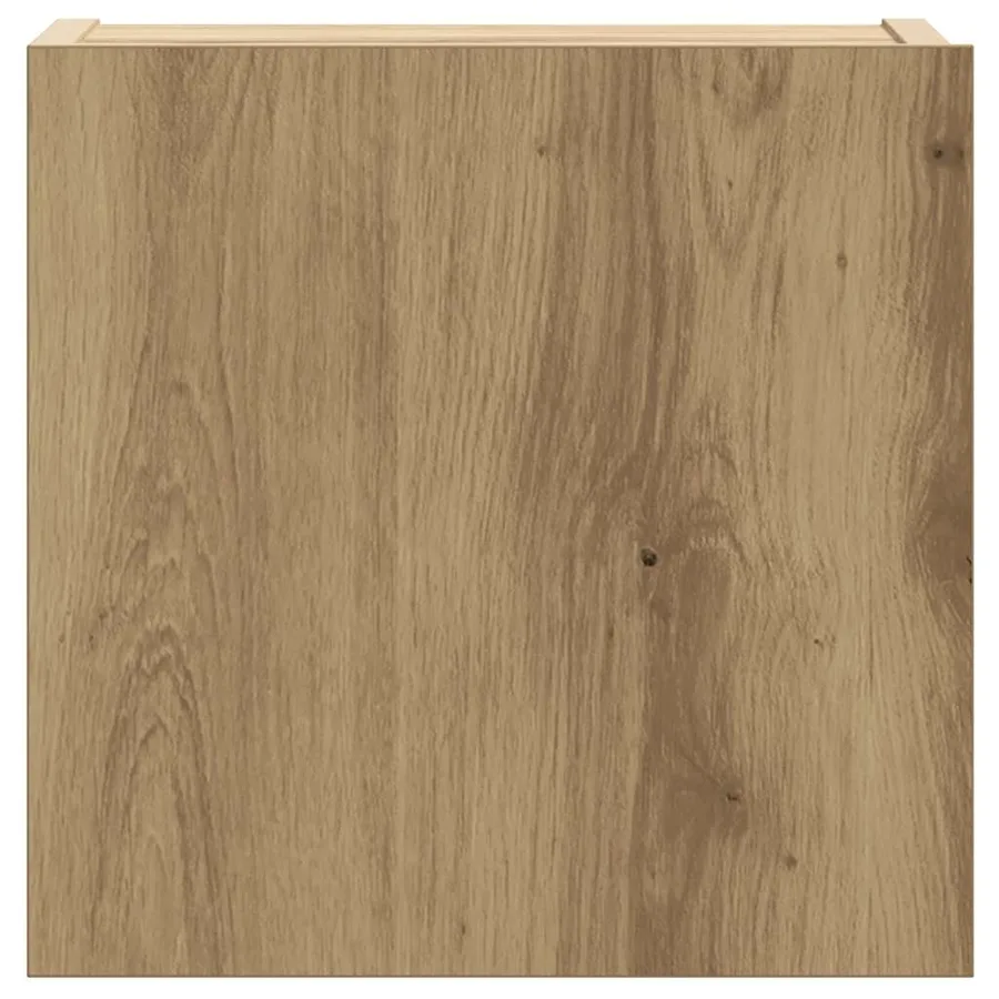 Ensemble de meuble TV mural 5 pcs chêne artisanal - 9