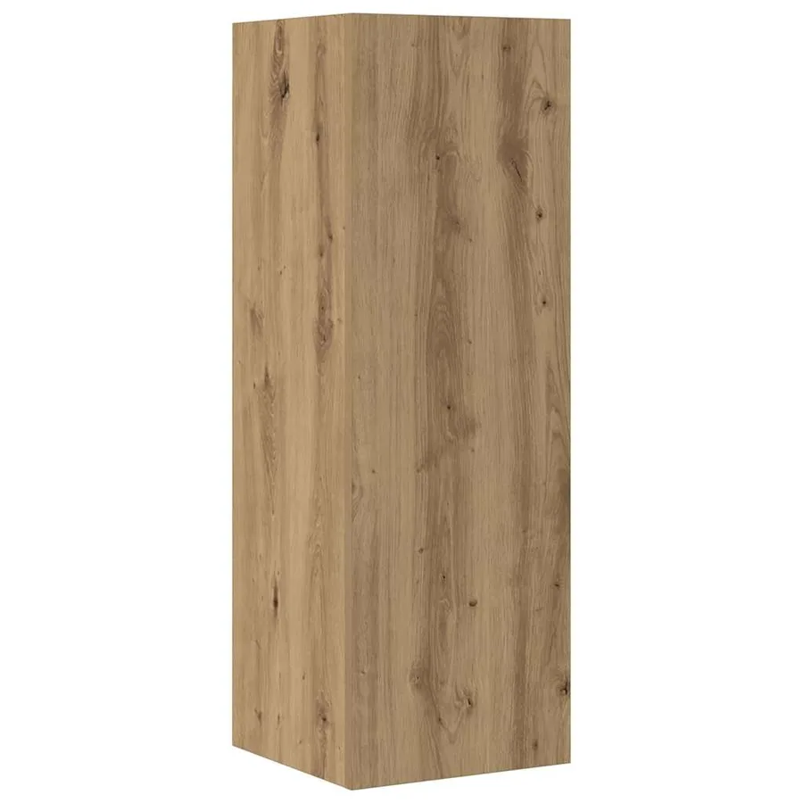 Ensemble de meuble TV mural 4 pcs chêne artisanal - 5