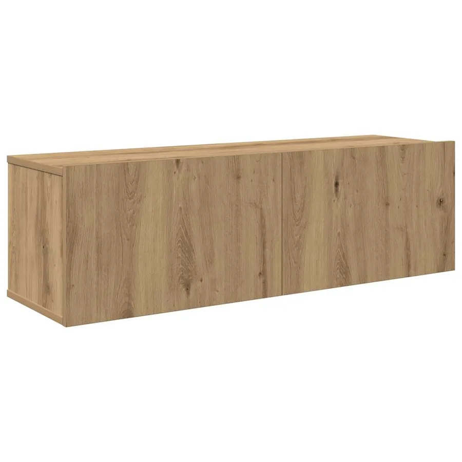 Ensemble de meuble TV mural 4 pcs chêne artisanal - 6