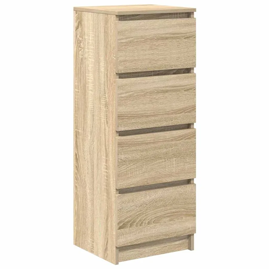 Buffet chêne sonoma 37,5x35x99 cm bois d'ingénierie - 2