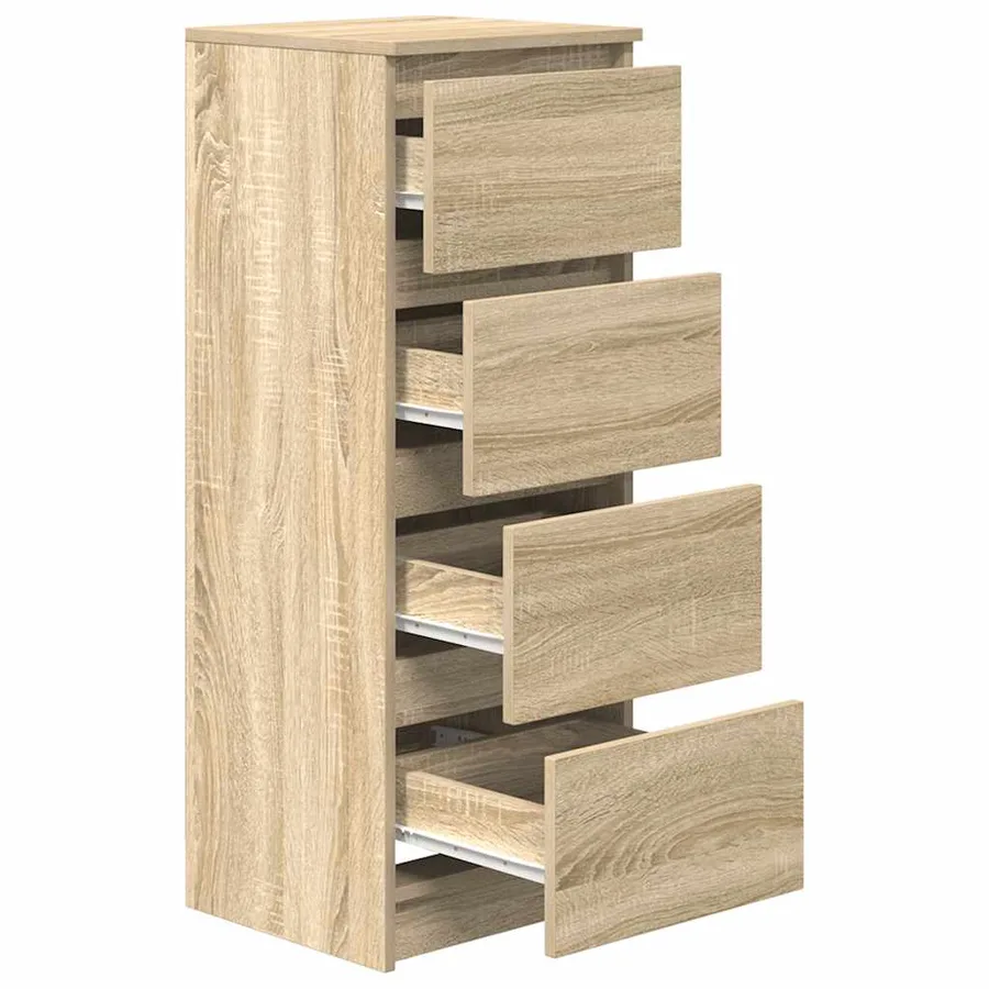 Buffet chêne sonoma 37,5x35x99 cm bois d'ingénierie - 5