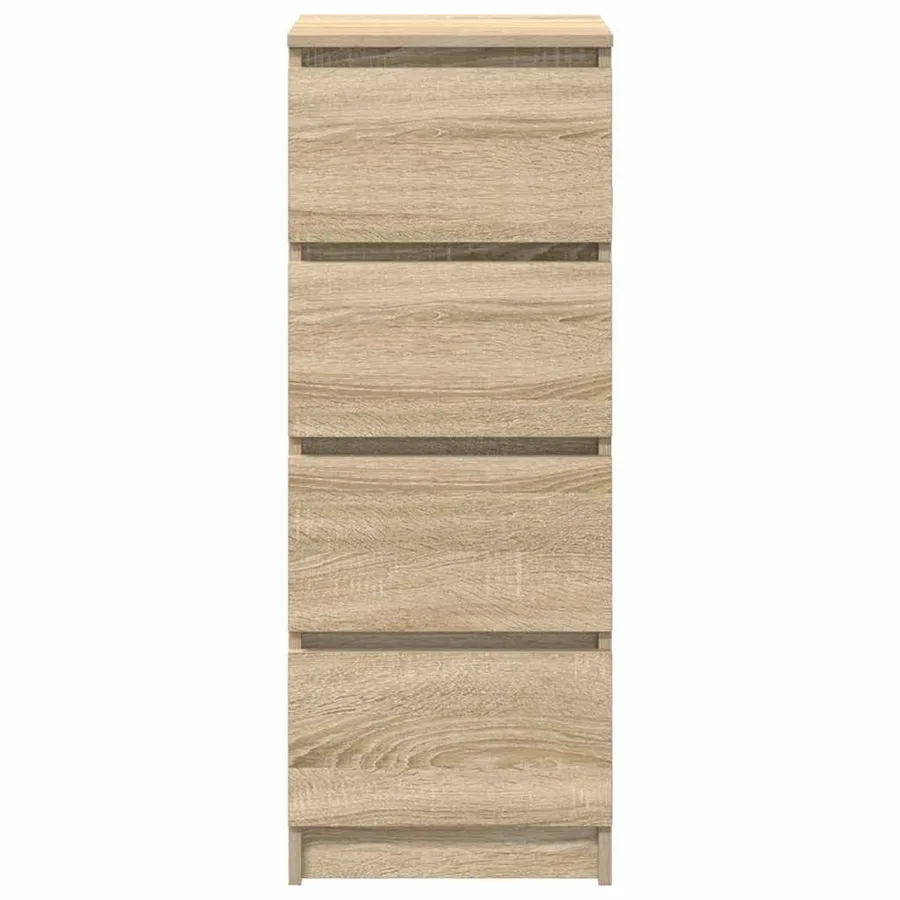 Buffet chêne sonoma 37,5x35x99 cm bois d'ingénierie - 6