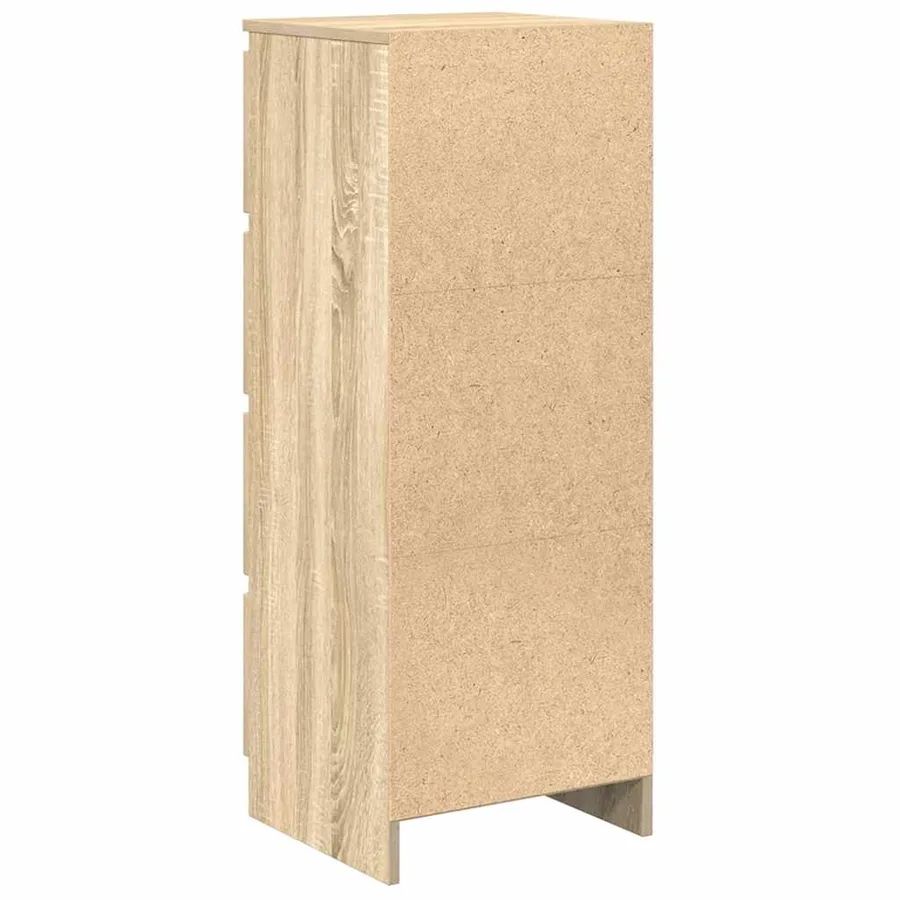 Buffet chêne sonoma 37,5x35x99 cm bois d'ingénierie - 8