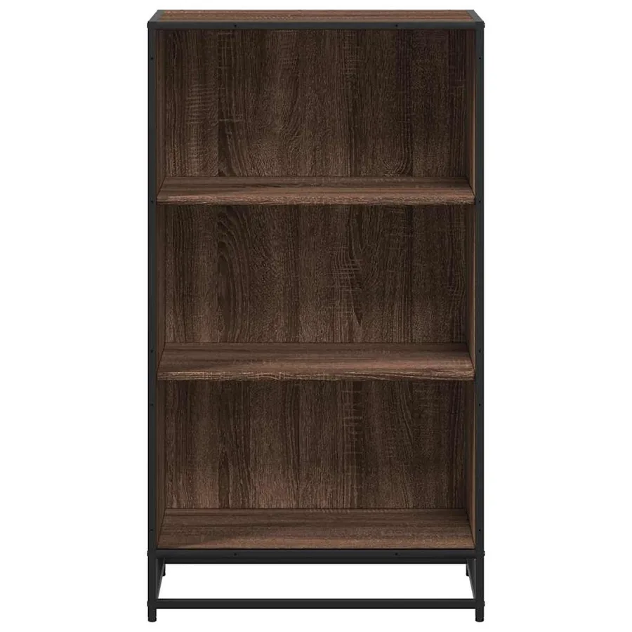 Bibliothèque chêne marron 60x35x107,5 cm bois d'ingénierie - 4