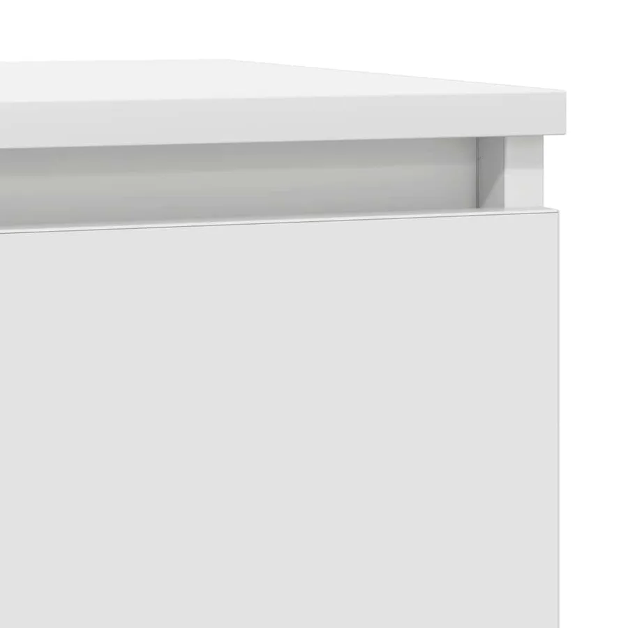 Buffet avec tiroir blanc 71x35x84 cm bois d'ingénierie - 10